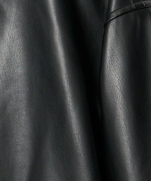 UNITED ARROWS / ユナイテッドアローズ ブルゾン | スタンドカラー レザーライク ブルゾン | 詳細3