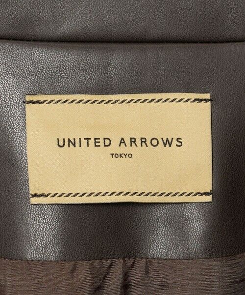 UNITED ARROWS / ユナイテッドアローズ ブルゾン | スタンドカラー レザーライク ブルゾン | 詳細12