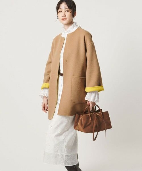 UNITED ARROWS / ユナイテッドアローズ その他アウター | バイカラー リバー ミドルコート | 詳細9
