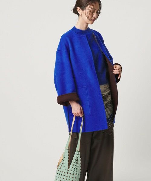 UNITED ARROWS / ユナイテッドアローズ その他アウター | バイカラー リバー ミドルコート | 詳細14