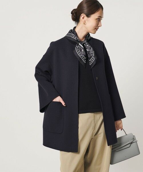 UNITED ARROWS / ユナイテッドアローズ その他アウター | バイカラー リバー ミドルコート | 詳細22