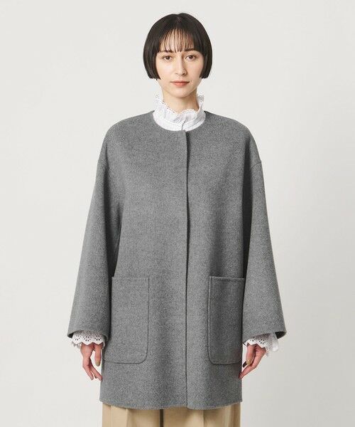 UNITED ARROWS / ユナイテッドアローズ その他アウター | バイカラー リバー ミドルコート | 詳細28