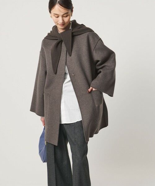 UNITED ARROWS / ユナイテッドアローズ その他アウター | バイカラー リバー ミドルコート | 詳細26
