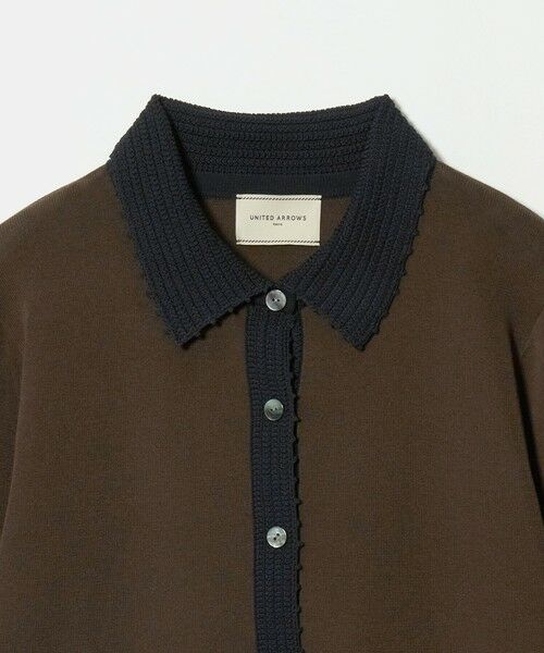 UNITED ARROWS / ユナイテッドアローズ カーディガン・ボレロ | クロシェ ポロカーディガン ‐ウォッシャブル‐ | 詳細4