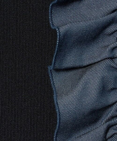 UNITED ARROWS / ユナイテッドアローズ カーディガン・ボレロ | デニムライク フリル カーディガン ‐ウォッシャブル‐ | 詳細2