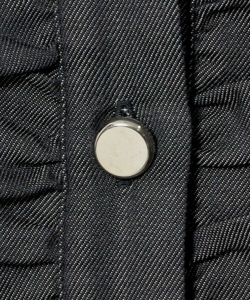 UNITED ARROWS / ユナイテッドアローズ カーディガン・ボレロ | デニムライク フリル カーディガン ‐ウォッシャブル‐ | 詳細6