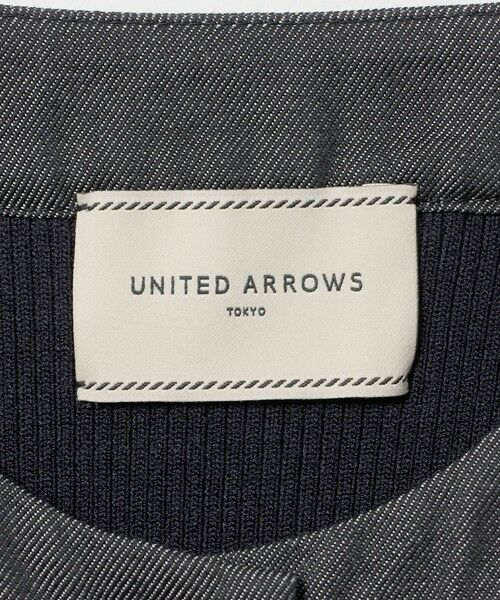 UNITED ARROWS / ユナイテッドアローズ カーディガン・ボレロ | デニムライク フリル カーディガン ‐ウォッシャブル‐ | 詳細7