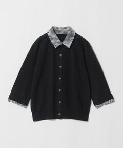 UNITED ARROWS / ユナイテッドアローズ カーディガン・ボレロ | 4WAY エンブロイダリー シャツ コンビ ニット ‐ウォッシャブル‐
