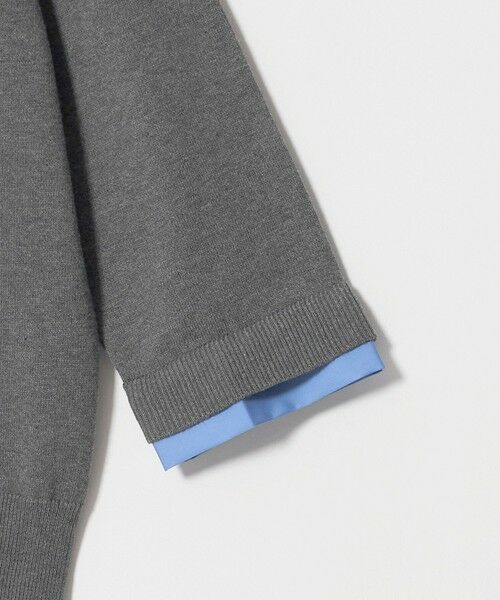 UNITED ARROWS / ユナイテッドアローズ カーディガン・ボレロ | 4WAY エンブロイダリー シャツ コンビ ニット ‐ウォッシャブル‐ | 詳細5
