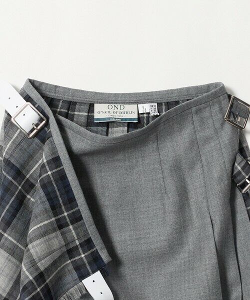 UNITED ARROWS / ユナイテッドアローズ ロング・マキシ丈スカート | 【別注】＜O'NEIL of DUBLIN＞コンビ チェック プリーツスカート | 詳細1