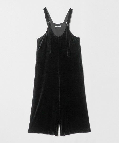 UNITED ARROWS / ユナイテッドアローズ サロペット・オールインワン | ＜SACRA＞ベロア オールインワン パンツ（BLACK）
