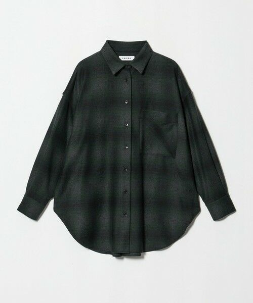 UNITED ARROWS / ユナイテッドアローズ シャツ・ブラウス | ＜SACRA＞オンブレチェック シャツ（DK.GREEN）