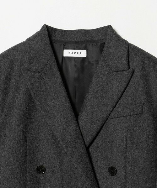 UNITED ARROWS / ユナイテッドアローズ テーラードジャケット | ＜SACRA＞フラノ ダブル ジャケット | 詳細2