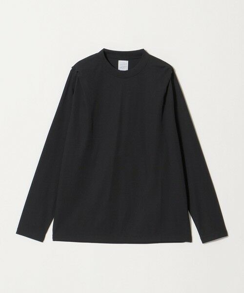 UNITED ARROWS / ユナイテッドアローズ Tシャツ | ＜GOOD PEOPLE GOOD STITCHING GOOD PRODUCT＞タック ショルダー ロングスリーブ Tシャツ（BLACK）