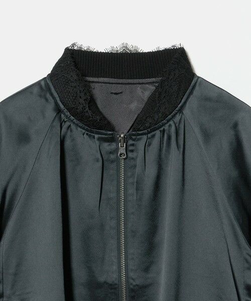 UNITED ARROWS / ユナイテッドアローズ ブルゾン | ＜MARILYN MOON＞サテン レース リバーシブル ブルゾン | 詳細1