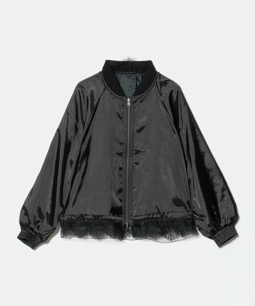 UNITED ARROWS / ユナイテッドアローズ ブルゾン | ＜MARILYN MOON＞サテン レース リバーシブル ブルゾン | 詳細2