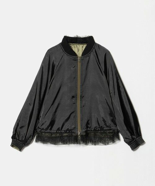 UNITED ARROWS / ユナイテッドアローズ ブルゾン | ＜MARILYN MOON＞サテン レース リバーシブル ブルゾン | 詳細13