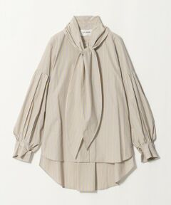 UNITED ARROWS / ユナイテッドアローズ Tシャツ | ＜MARILYN MOON＞ストライプ ボウタイ ブラウス