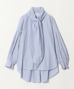UNITED ARROWS / ユナイテッドアローズ Tシャツ | ＜MARILYN MOON＞ストライプ ボウタイ ブラウス