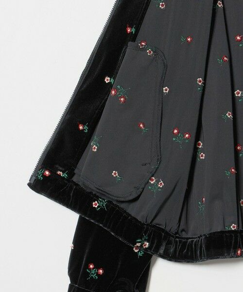 UNITED ARROWS / ユナイテッドアローズ その他トップス | ＜TICCA＞ベロア フラワー トラックジャケット | 詳細5