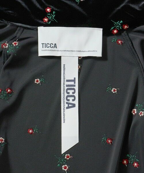 UNITED ARROWS / ユナイテッドアローズ その他トップス | ＜TICCA＞ベロア フラワー トラックジャケット | 詳細7
