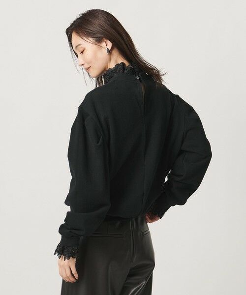 UNITED ARROWS / ユナイテッドアローズ スウェット | 【別注】＜dahl’ia＞レース ドッキング スウェット ‐united LOVE project 2026 | 詳細14