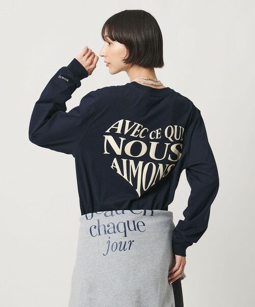 UNITED ARROWS / ユナイテッドアローズ Tシャツ | 【別注】＜NOMADIS＞AMOUR/H  ロングスリーブ Tシャツ | 詳細1