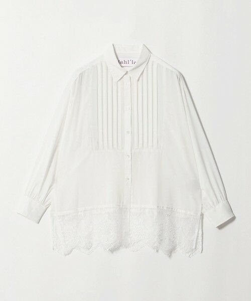 UNITED ARROWS / ユナイテッドアローズ シャツ・ブラウス | 【別注】＜dahl’ia＞レース シャツ（WHITE）