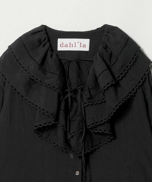 UNITED ARROWS / ユナイテッドアローズ シャツ・ブラウス | 【別注】＜dahl’ia＞フリル ドレープ ブラウス | 詳細4