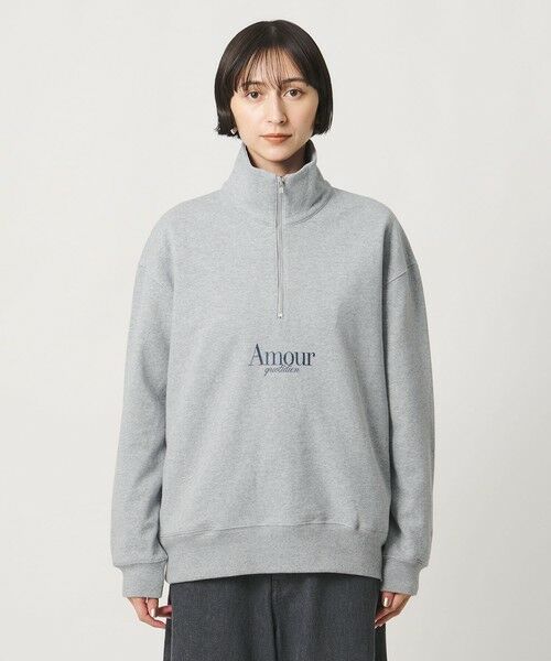 UNITED ARROWS / ユナイテッドアローズ スウェット | 【別注】＜NOMADIS＞ハーフジップ スウェット ‐united LOVE project 2026 | 詳細6