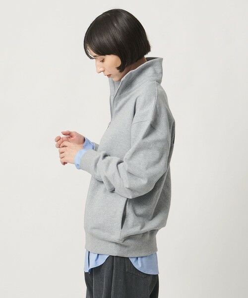 UNITED ARROWS / ユナイテッドアローズ スウェット | 【別注】＜NOMADIS＞ハーフジップ スウェット ‐united LOVE project 2026 | 詳細2