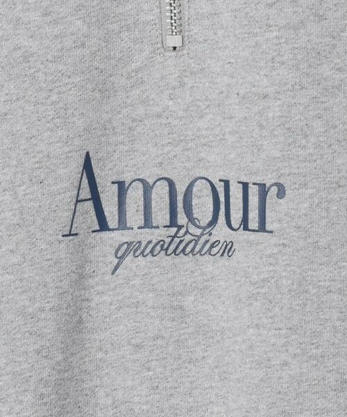 UNITED ARROWS / ユナイテッドアローズ スウェット | 【別注】＜NOMADIS＞ハーフジップ スウェット ‐united LOVE project 2026 | 詳細15