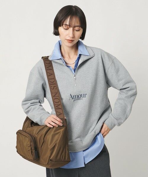 UNITED ARROWS / ユナイテッドアローズ スウェット | 【別注】＜NOMADIS＞ハーフジップ スウェット ‐united LOVE project 2026 | 詳細3
