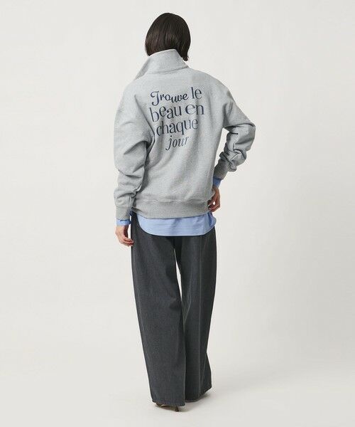 UNITED ARROWS / ユナイテッドアローズ スウェット | 【別注】＜NOMADIS＞ハーフジップ スウェット ‐united LOVE project 2026 | 詳細5