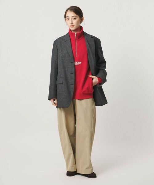 UNITED ARROWS / ユナイテッドアローズ スウェット | 【別注】＜NOMADIS＞ハーフジップ スウェット ‐united LOVE project 2026 | 詳細28