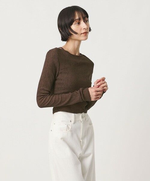 UNITED ARROWS / ユナイテッドアローズ カットソー | ＜TO UNITED ARROWS＞プリーツ ロングスリーブ カットソー | 詳細6