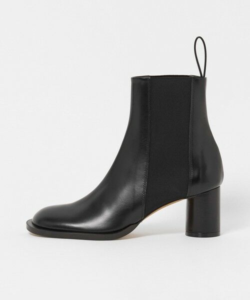 UNITED ARROWS / ユナイテッドアローズ ブーツ（ショート丈） | ＜PIPPICHIC＞OBLIQUE サイドゴア ブーツ（BLACK）