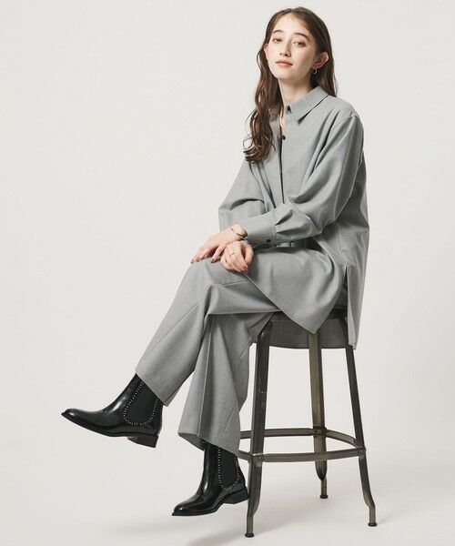 UNITED ARROWS / ユナイテッドアローズ ブーツ(ショート丈) | スタッズ サイドゴア ショートブーツ | 詳細3