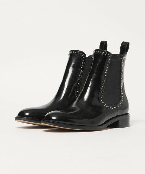 UNITED ARROWS / ユナイテッドアローズ ブーツ(ショート丈) | スタッズ サイドゴア ショートブーツ | 詳細4