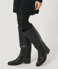 UNITED ARROWS / ユナイテッドアローズ ブーツ（ロング丈） | バックジップ ジョッキー ロングブーツ
