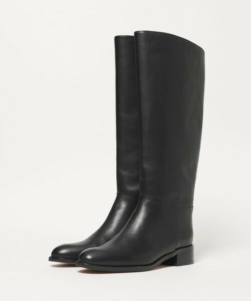 UNITED ARROWS / ユナイテッドアローズ ブーツ(ロング丈) | バックジップ ジョッキー ロングブーツ | 詳細6