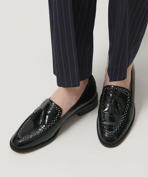 UNITED ARROWS / ユナイテッドアローズ フラットシューズ | スタッズ タッセル ローファー | 詳細1