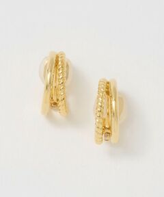 UNITED ARROWS / ユナイテッドアローズ ピアス・イヤリング | 2ライン フープイヤリング