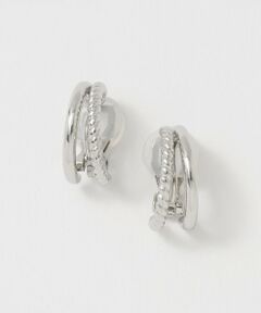 UNITED ARROWS / ユナイテッドアローズ ピアス・イヤリング | 2ライン フープイヤリング