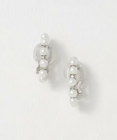 UNITED ARROWS / ユナイテッドアローズ ピアス・イヤリング | イミテーションパール フープイヤリング