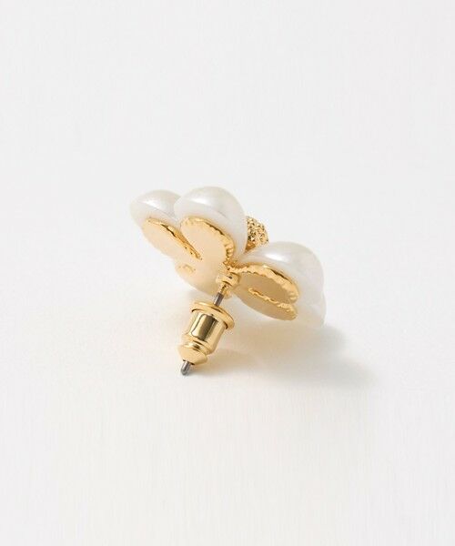 UNITED ARROWS / ユナイテッドアローズ ピアス・イヤリング | イミテーションパール フラワー ピアス | 詳細3
