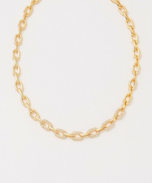 UNITED ARROWS / ユナイテッドアローズ ネックレス・ペンダント・チョーカー | パヴェ シック チェーンネックレス（GOLD）