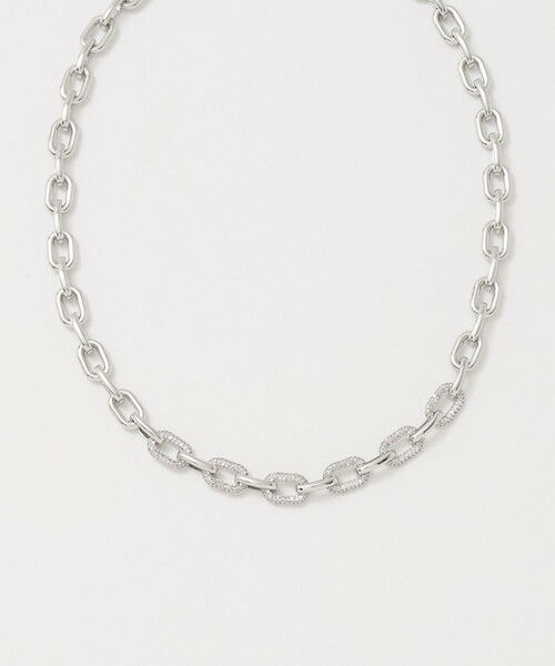 UNITED ARROWS / ユナイテッドアローズ ネックレス・ペンダント・チョーカー | パヴェ シック チェーンネックレス（SILVER）