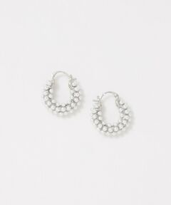 UNITED ARROWS / ユナイテッドアローズ ピアス・イヤリング | イミテーションパール フープピアス