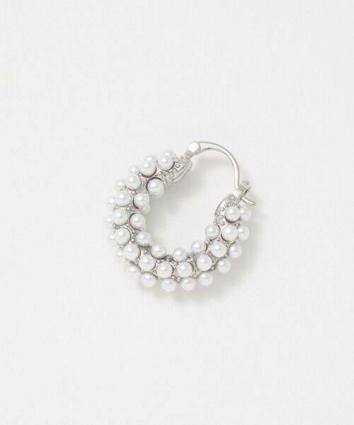 UNITED ARROWS / ユナイテッドアローズ ピアス・イヤリング | イミテーションパール フープピアス | 詳細1
